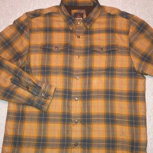 Prana Asylum Flannel Shirt Thermal Lined-Heavyweight Shirt